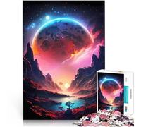 Puzzles 1000 pièces pour Adultes Paysage d'Eden Galactique Jouet éducatif intellectuel décompressant Une œuvre d'art 75x50cm