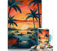 Puzzles 1000 pièces pour Adultes, Paysage des îles Galapagos, Aide Le Cerveau à exercer, Jouets addictifs pour cultiver la Patience, décoration Parfaite (38x26cm)