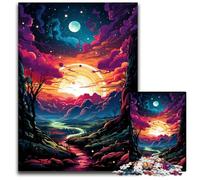 Puzzles 1000 pièces pour Adultes Paysage planétaire Fantastique Puzzles stimulants Idéal pour Le Plaisir en Famille la détente et Les Cadeaux de Vacances 1000 pièces (75x50cm)