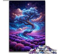 Puzzles 1000 pièces pour Adultes Paysage Spirit Blossom Puzzles Taille 26x38cm Casse-tête Stimulant pour Les Adolescents, soirée de Jeux en Famille Amusante