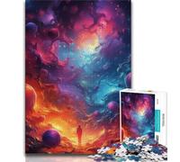 Puzzles 1000 pièces pour Adultes, paysages extraterrestres colorés, Jeu Familial Anti-Stress, défi Difficile, adapté aux Couples (Taille 75x50cm)