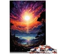 Puzzles 1000 pièces pour Adultes paysages fantastiques Cadeaux 26x38cm Anti-Stress Vacances à la Maison tuez Le Temps pour Les Jeunes de 14 Ans