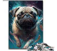 Puzzles 1000 pièces pour Adultes Peinture Carlin Puzzles pour Adultes 1000 pièces, ce Qui en Fait Un Excellent Cadeau pour s'amuser en Famille (Taille 26x38cm)