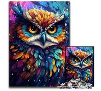 Puzzles 1000 pièces pour Adultes Peinture Planète Hibou Coloré Puzzles impossibles pour Adultes Cadeau Parfait pour Les Anniversaires Vacances Idéal pour Noël 1000 pièces (38x26cm)