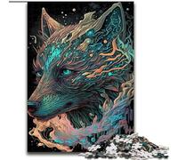 Puzzles 1000 pièces pour Adultes Personnages de Contes de fées de Loup Puzzles en Carton Taille 26x38cm Jeu de défi cérébral pour Adolescents et Interaction familiale