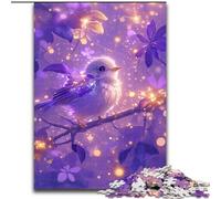 Puzzles 1000 pièces pour Adultes Petit Moineau Puzzles en Bois Activités Amusantes à la Maison, Cadeaux d'anniversaire, Cadeaux de Voyage Taille 50X75CM