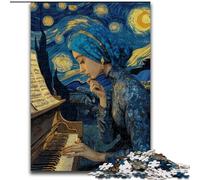 Puzzles 1000 pièces pour Adultes, Piano Ciel Nocturne, Jouet éléphant, Jeu intellectuel, Cadeau d'anniversaire, décoration Murale pour 14 Ans et Plus (Taille 50x75cm)