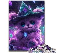 Puzzles 1000 pièces pour Adultes Pingouin étoilé 1000 pièces pour Adolescents, Jeu de Quiz, décoration Murale, Cadeaux d'anniversaire et de Noël Uniques (50x75cm)