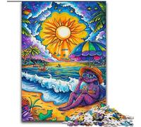 Puzzles 1000 pièces pour Adultes Plage de rêve, Jeux éducatifs et décoration d'intérieur, idéal comme Cadeau pour Toute la Famille (Taille 50x75cm)