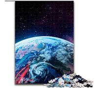 Puzzles 1000 pièces pour Adultes Planète Cosmique colorée en Bois, Un Excellent Cadeau pour s'amuser en Famille 50x75cm pour Les Vacances, Les Anniversaires et Les soirées de Jeux en Famille