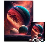 Puzzles 1000 pièces pour Adultes Planète Géante Gazeuse Puzzles stimulants pour la fête des mères, Les Anniversaires et Noël 50x75cm/19,68x29,52 Pouces