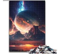 Puzzles 1000 pièces pour Adultes Planète Plateau Paysage Puzzles Taille 26x38cm pour Les Adolescents, Les Couples et Les Amis pour Les Anniversaires, Noël
