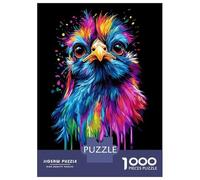 Puzzles 1000 Pièces pour Adultes Pop Art Rainbow Silkie Chi Adolescents Puzzles Jeux De Détente Cadeaux pour Femmes Cadeaux pour Amis Et Famille 70x50cm/1000pcs