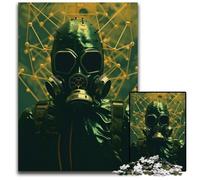 Puzzles 1000 pièces pour Adultes Portrait apocalyptique Puzzles stimulants Parfait pour Les Adolescents Lien Familial Casse-tête et décoration d'intérieur DIY Cadeau 1000 pièces (75 x 50 cm)
