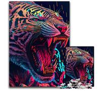 Puzzles 1000 pièces pour Adultes Prédateur coloré Puzzles stimulants Conception Complexe pour Adolescents, décoration DIY et Divertissement Stimulant pour Le Cerveau 50x75cm/19,68x29,52 Pouces