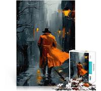 Puzzles 1000 pièces pour Adultes Promenade Solitaire Fabriqué en Carton Convient aux 14 Ans et Plus Casse-tête pour Jeu éducatif pour Anniversaire et Noël。Taille:38x52cm/14.96x20.47pouce