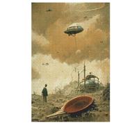 Puzzles 1000 Pièces pour Adultes, Puzzle De Jeu, Extraterrestre Fallout, Planche De Bois, Excellent Cadeau pour Adultes (78×53cm)