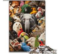 Puzzles 1000 pièces pour Adultes, Puzzle du Monde Animal, Un Art de Bricolage Stimulant pour Les passionnés, Cadeau Parfait pour se détendre (Taille : 50x75cm)