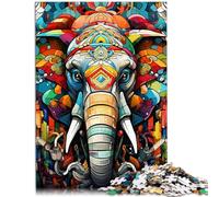 Puzzles 1000 pièces pour Adultes, Puzzle éléphant, décoration Murale, 14,96 po x 20,47 po, Bon Cadeau, Convient aux Adolescents de 14 Ans et Plus