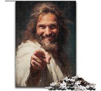 Puzzles 1000 pièces pour Adultes, Puzzle en Carton Jésus, Jeu d'activités familiales pour Adolescents, Casse-tête Stimulant (Taille 26x38cm)