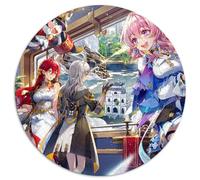 Puzzles 1000 pièces pour Adultes Puzzle Honkai Star Rail Puzzle sphérique pour Puzzle en Carton 26,5x26,5 Pouces