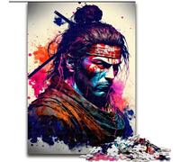 Puzzles 1000 pièces pour Adultes Puzzle Ninja Japonais coloré Parfait pour Les Adolescents et Les Loisirs en Famille, pour Les Anniversaires (Taille : 50x75cm)