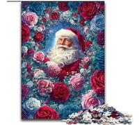 Puzzles 1000 pièces pour Adultes Puzzle Père Noël en Carton Un Casse-tête Stimulant pour Les Adolescents, Parfait pour la décoration intérieure ou comme Cadeau Taille 38x26CM