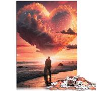 Puzzles 1000 pièces pour Adultes Puzzle Sunset Contemplation 26x38cm Cadeaux pour Amis et Famille pour Adolescents de 14 Ans et Plus