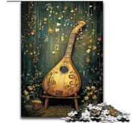 Puzzles 1000 pièces pour Adultes Puzzle Violon Soirée de Jeux en Famille Expérience visuelle stimulante et enrichissante (Taille 26x38cm)
