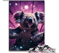 Puzzles 1000 pièces pour Adultes, Puzzles Animaux Koala en Bois, Jeu de réflexion, Jeu Familial interactif, adapté aux 14 Ans et Plus, 1000 pièces(50x75cm)