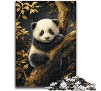 Puzzles 1000 pièces pour Adultes, Puzzles Animaux Panda pour Adolescents, Jeux de Relaxation, idéal comme Cadeau pour Toute la Famille (75x50cm)