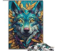 Puzzles 1000 pièces pour Adultes, Puzzles Art Wolf pour Jeu de réflexion 1000 pièces pour Adolescents, pour Une soirée de Jeux en Famille (Taille 50x75cm)