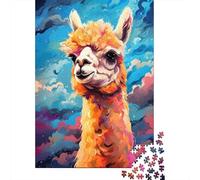 Puzzles 1000 pièces pour Adultes | Puzzles artistiques et colorés en alpaga pour Adultes, 1000 pièces (75 x 50 cm)