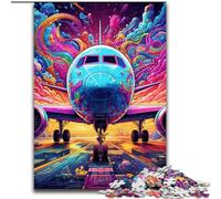 Puzzles 1000 pièces pour Adultes, Puzzles artistiques sur Le thème de l'avion, Jeu d'activités familiales pour Adolescents, Casse-tête Stimulant (Taille 26x38cm)