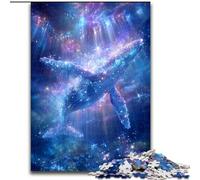 Puzzles 1000 pièces pour Adultes Puzzles Baleines spatiales pour Un Divertissement Relaxant de 1000 pièces, Cadeau de Noël idéal et décoration d'intérieur 26x38cm