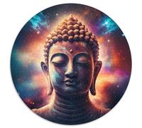 Puzzles 1000 pièces pour Adultes, Puzzles Bouddha colorés, Casse-tête et décoration intérieure, pour Les fêtes (1000 pièces, 67,5x67,5cm)