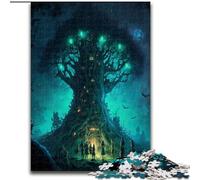 Puzzles 1000 pièces pour Adultes Puzzles Call of The World Tree en Carton, pour la Famille et Les Amis, défi cérébral 1000 pièces(26x38cm)