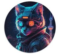 Puzzles 1000 pièces pour Adultes, Puzzles Chat Humain, Jouets, Cadeau, éducatif, intellectuel, décompressant, Amusant, Jeu Familial (67,5x67,5cm)