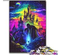 Puzzles 1000 pièces pour Adultes Puzzles Château Arc-en-Ciel pour 1000 pièces Idée Cadeau de Vacances, Illustration Humoristique, Illustration détaillée (Taille 50x75cm)