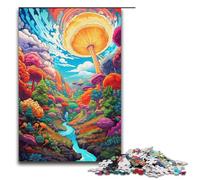 Puzzles 1000 pièces pour Adultes Puzzles colorés et psychédéliques du Super Paradis Grec Cadeaux d'anniversaire pour Adolescents de 14 Ans et Plus 1000 pièces (38 x 26 cm)