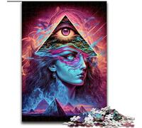 Puzzles 1000 pièces pour Adultes, Puzzles colorés pour élèves, Casse-tête Stimulant pour Adolescents, soirées de Jeux en Famille Amusantes (Taille 50x75cm)