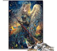 Puzzles 1000 pièces pour Adultes, Puzzles d'anges animés pour Adultes 50x75cm, Casse-tête Stimulant à Faire soi-même, Jeu Familial Parfait ou Cadeau décoratif