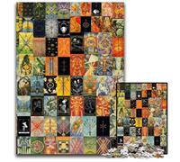 Puzzles 1000 pièces pour Adultes, Puzzles d'art du Tarot, Parfaits pour s'amuser en Famille, Jouer en société ou pour Les fêtes d'anniversaire, 26x38cm/10,23x14,96 Pouces