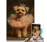 Puzzles 1000 pièces pour Adultes Puzzles de Ballet de Chien Dansant pour Adolescents Jeux de Relaxation idéal comme Cadeau pour Toute la Famille 75x50cm