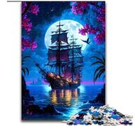 Puzzles 1000 pièces pour Adultes Puzzles de navires océaniques pour Adultes Taille 26x38cm Idéal pour Les Amoureux, Cadeau Parfait de Noël, du Nouvel an, de la Saint-Valentin
