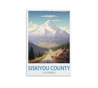 Puzzles 1000 pièces pour Adultes Puzzles de Routes du comté de Siskiyou, Californie, Micro pièces, Puzzles Difficiles et Difficiles, Jouets Cadeaux d’Anniversaire de Noël 38x26cm