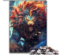 Puzzles 1000 pièces pour Adultes Puzzles Dieu Lion Tout-Puissant pour Adultes 1000 pièces Un pour Noël ou Les Anniversaires Taille 50X75CM