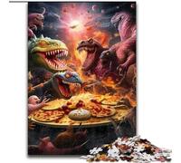 Puzzles 1000 pièces pour Adultes Puzzles Dinosaur World en Bois, activité éducative pour Les compétences cognitives Amélioration des compétences cognitives 1000 pièces(50x75cm)