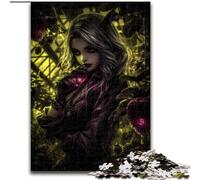 Puzzles 1000 pièces pour Adultes Puzzles Dream Girl en Carton Activité éducative pour Les compétences cognitives Amélioration des compétences cognitives Taille 26X38CM