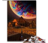 Puzzles 1000 pièces pour Adultes, Puzzles Dreamscape en Bois, Casse-tête Haute difficulté pour Adolescents, 1000 pièces(50x75cm)